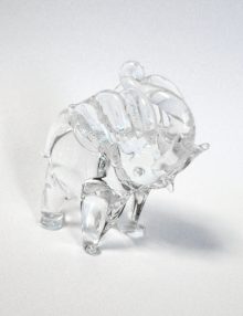 Marturie nunta elefant sticla