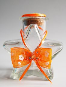 Sticluta pentru ulei mir cu accesorii portocalii