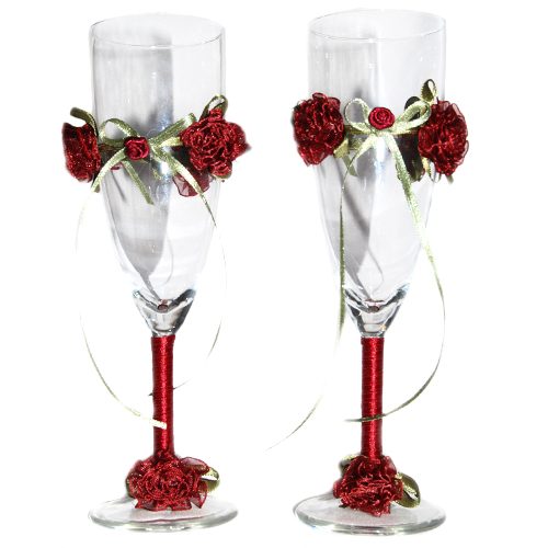 Set pahare miri cu accesorii grena si vernil
