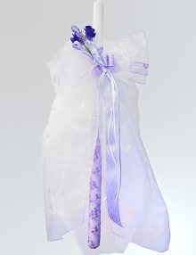 Lumanare de botez Iris