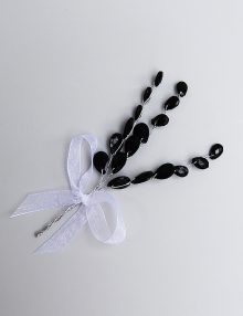 Cart 11 Cocarde nunta cristale negre