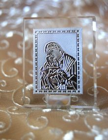 Marturie nunta figurina iconita sticla