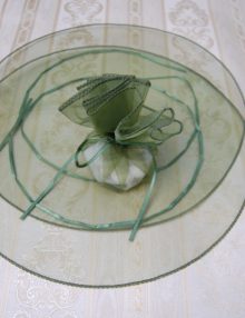 Marturie nunta saculet organza diverse culori