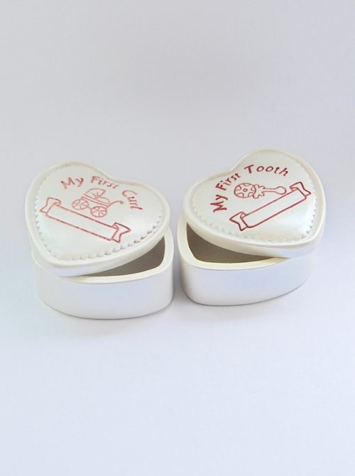 Set cutii Primul dinte si Prima bucla roz 1