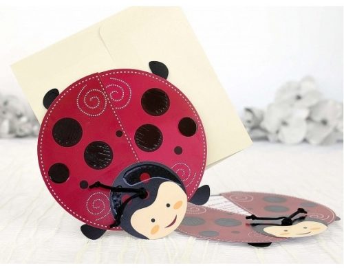 Invitatie botez Lanette gargarita rosie 1