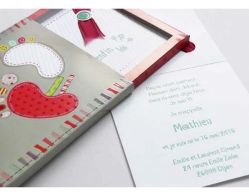 Invitatie botez Onita picioruse bebe 2