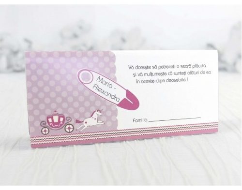 Plic De Bani Botez Lori Pampers Fetite 1