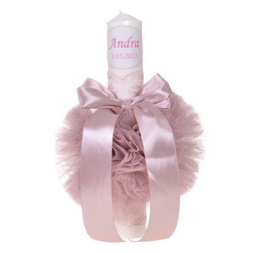 decor dantela Roz pudra