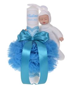 Ce trebuie sa faca nasa la biserica 23 cutie trusou si lumanare personalizata cu nume